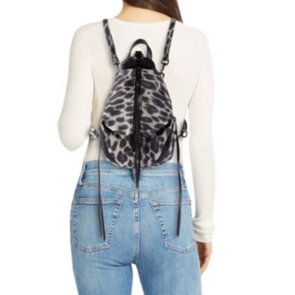 REBECCA MINKOFF
Mini Julian Leopard-Print Backpack